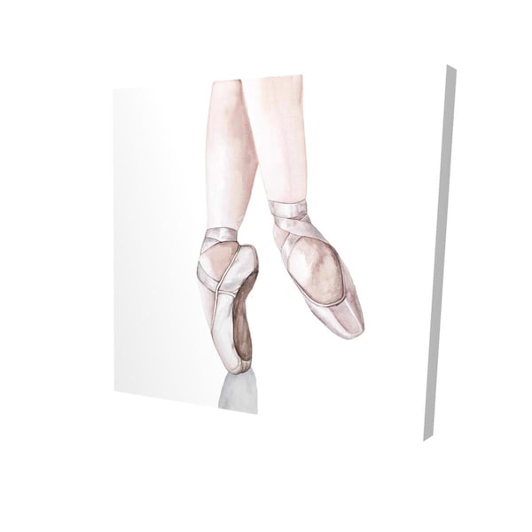 Begin Home Decor 32 x 32 in. Ballerina Feet-Print on Canvas - 2080-3232-SP56