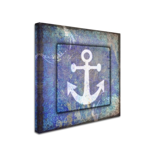 Trademark Fine Art LightBoxJournal 'Beach House Anchor' Canvas Art, 35x35 - ALI10283-C3535GG