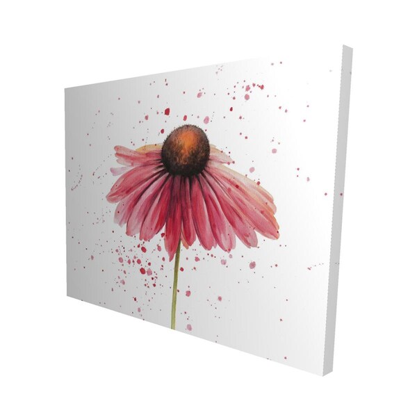 Fondo 16 x 20 in. Pink Daisy-Print on Canvas - FO2791385