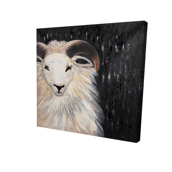 Fondo 12 x 12 in. Bushy Ram-Print on Canvas - FO2774557