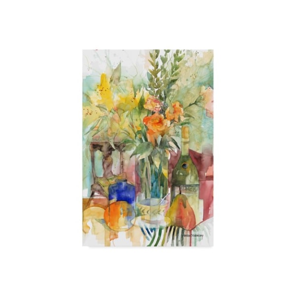Trademark Fine Art Annelein Beukenkamp 'Blue Bottle' Canvas Art, 16x24 - ALI38247-C1624GG