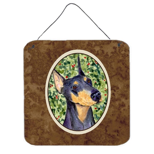 Micasa Doberman Aluminium Metal Wall Or Door Hanging Prints - MI628638