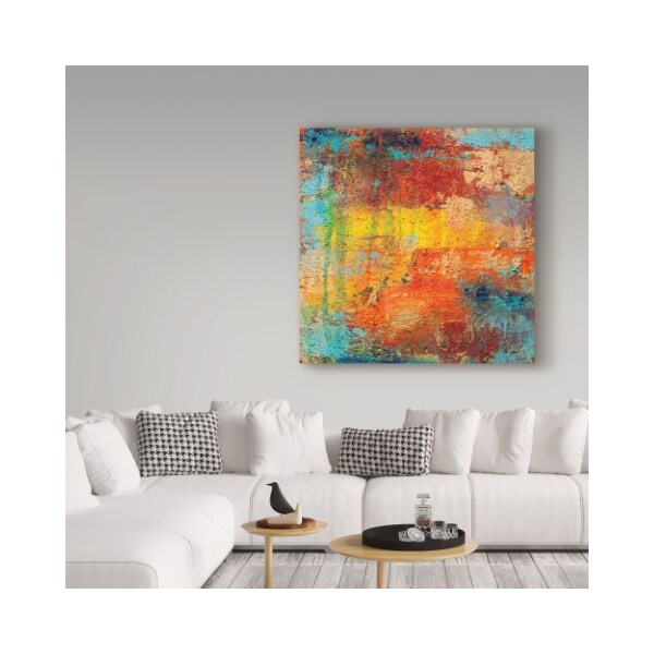 Trademark Fine Art Hilary Winfield 'Bright Saturation' Canvas Art, 14x14 - ALI22875-C1414GG