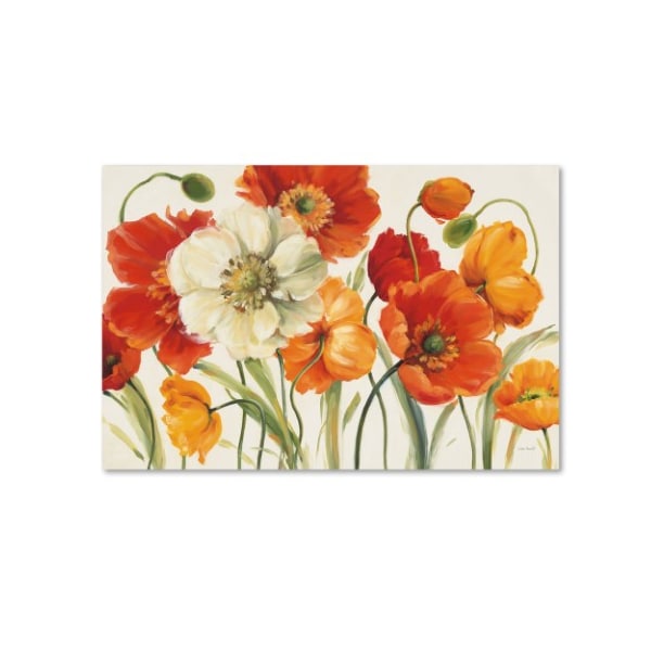 Trademark Fine Art Lisa Audit 'Poppies Melody I' Canvas Art, 22x32 - WAP0229-C2232GG