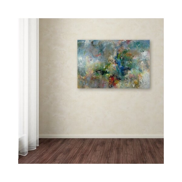 Trademark Fine Art Jane Deakin 'Valley of the Waterfalls' Canvas Art, 30x47 - BL01479-C3047GG
