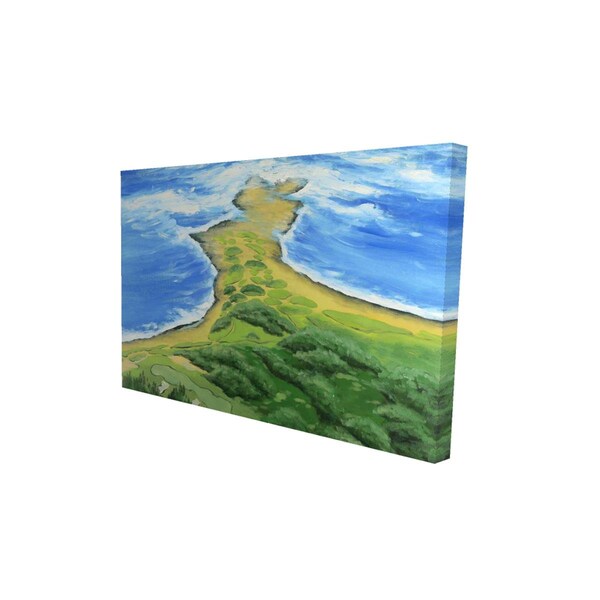Fondo 20 x 30 in. Golf Course on the Coast-Print on Canvas - FO2778234
