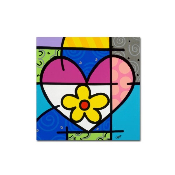 Trademark Fine Art Roberto Rafael 'Big Heart II' Canvas Art, 14x14 - MA0780-C1414GG