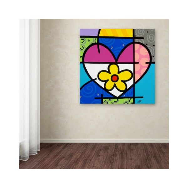 Trademark Fine Art Roberto Rafael 'Big Heart II' Canvas Art, 14x14 - MA0780-C1414GG
