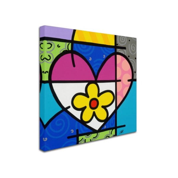 Trademark Fine Art Roberto Rafael 'Big Heart II' Canvas Art, 14x14 - MA0780-C1414GG