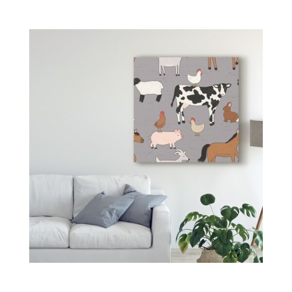 Trademark Fine Art Laura Marshall 'Country Roads Step 01D' Canvas Art, 35x35 - WAP09783-C3535GG