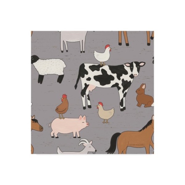 Trademark Fine Art Laura Marshall 'Country Roads Step 01D' Canvas Art, 35x35 - WAP09783-C3535GG