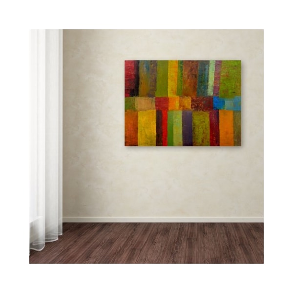 Trademark Fine Art Michelle Calkins 'Green Eggs and Ham' Canvas Art, 18x24 - MC0188-C1824GG