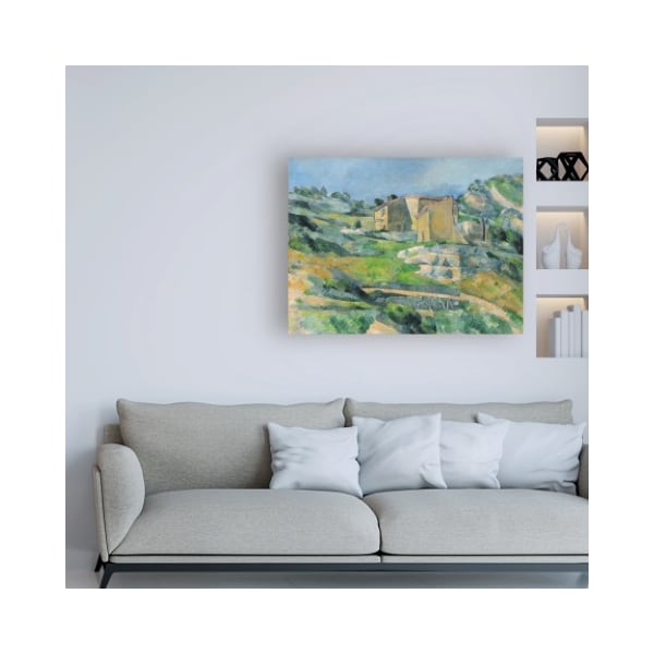 Trademark Fine Art Paul Cezanne 'Houses In the Provence 1833' Canvas Art, 14x19 - BL01361-C1419GG