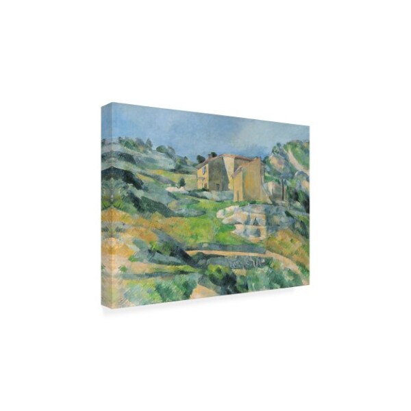 Trademark Fine Art Paul Cezanne 'Houses In the Provence 1833' Canvas Art, 14x19 - BL01361-C1419GG