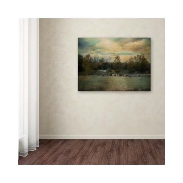 Trademark Fine Art Jai Johnson 'Sunrise On The Farm' Canvas Art, 14x19 - ALI14209-C1419GG