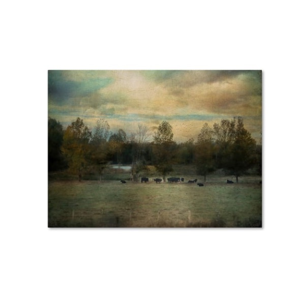 Trademark Fine Art Jai Johnson 'Sunrise On The Farm' Canvas Art, 14x19 - ALI14209-C1419GG
