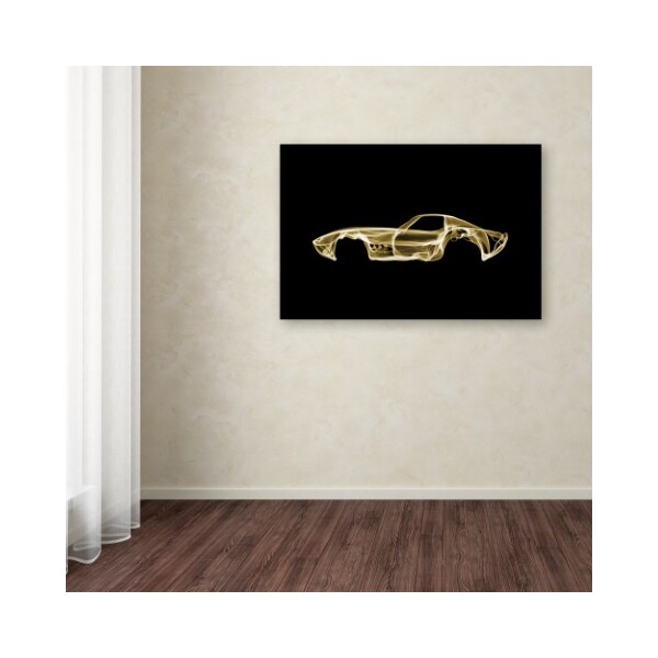 Trademark Fine Art Octavian Mielu 'Corvette C3' Canvas Art, 22x32 - ALI17196-C2232GG