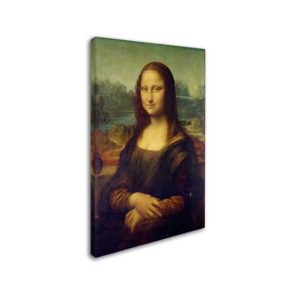 Trademark Fine Art Da Vinci 'Mona Lisa' Canvas Art, 12x19 - AA00440-C1219GG