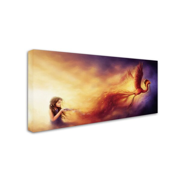 Trademark Fine Art JoJoesArt 'Out of the Ashes' Canvas Art, 10x19 - ALI11704-C1019GG