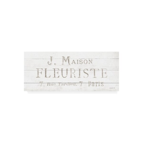 Trademark Fine Art Danhui Nai 'Maison Des Fleurs X' Canvas Art, 10x24 - WAP09959-C1024GG