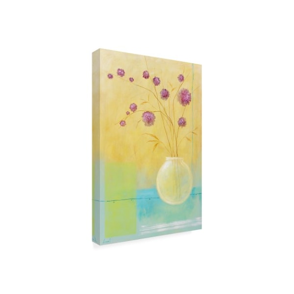 Trademark Fine Art Pablo Esteban 'Small Floral Vase 1' Canvas Art, 12x19 - ALI45281-C1219GG