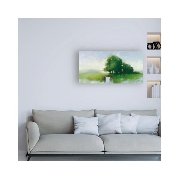Trademark Fine Art Julia Purinton 'River Romance' Canvas Art, 12x24 - WAP11878-C1224GG