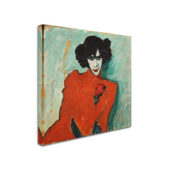Trademark Fine Art Jawlensky 'Portrait Of A Dancer' Canvas Art, 14x14 - AA00379-C1414GG