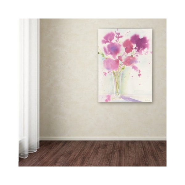 Trademark Fine Art Sheila Golden 'Magenta Hues' Canvas Art, 14x19 - SG5756-C1419GG