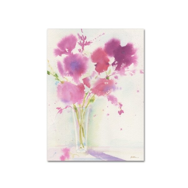 Trademark Fine Art Sheila Golden 'Magenta Hues' Canvas Art, 14x19 - SG5756-C1419GG