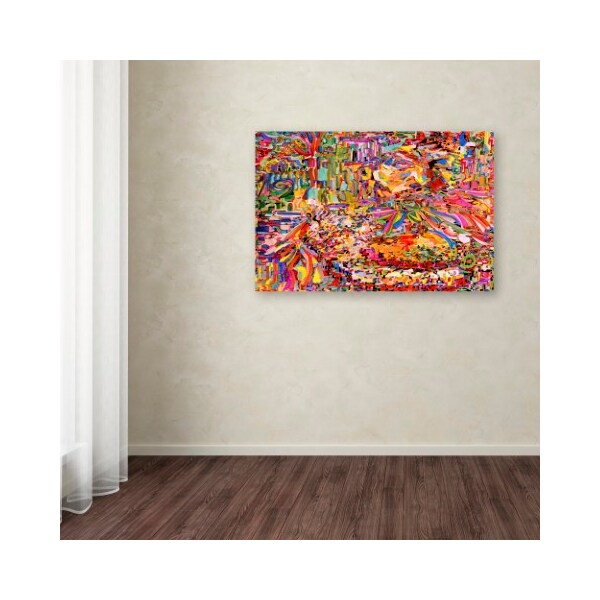Trademark Fine Art Josh Byer 'A Robot Imagines A Hamburger' Canvas Art, 14x19 - ALI5582-C1419GG