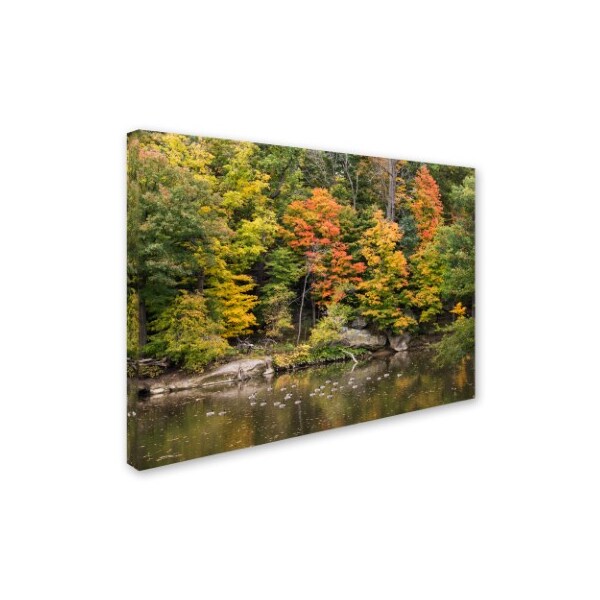 Trademark Fine Art Kurt Shaffer 'Early Fall' Canvas Art, 14x19 - KS01031-C1419GG