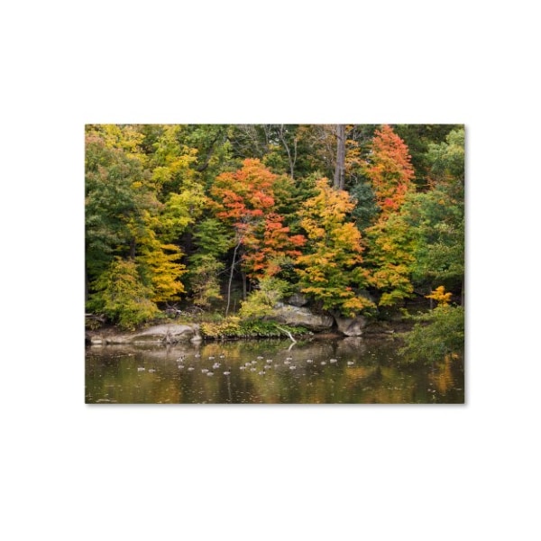 Trademark Fine Art Kurt Shaffer 'Early Fall' Canvas Art, 14x19 - KS01031-C1419GG