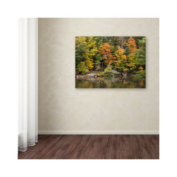 Trademark Fine Art Kurt Shaffer 'Early Fall' Canvas Art, 14x19 - KS01031-C1419GG