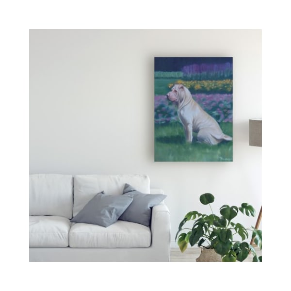 Trademark Fine Art Paul Walsh 'Dog Pet' Canvas Art, 14x19 - ALI45447-C1419GG