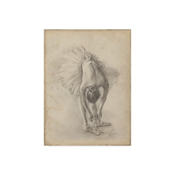 Trademark Fine Art Ethan Harper 'Antique Ballerina Study I' Canvas Art, 14x19 - WAG00361-C1419GG