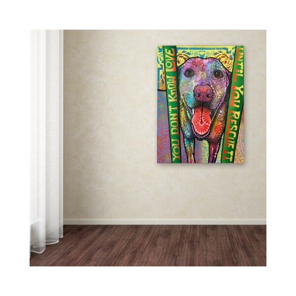 Trademark Fine Art Dean Russo 'You Don't Know Love' Canvas Art, 14x19 - ALI18497-C1419GG