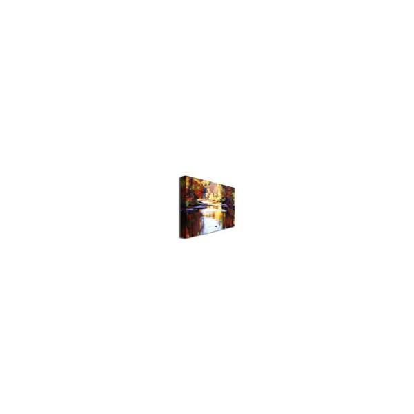 Trademark Fine Art David Lloyd Glover 'Reflections of August' Canvas Art, 35x47 - DLG0067-C3547GG