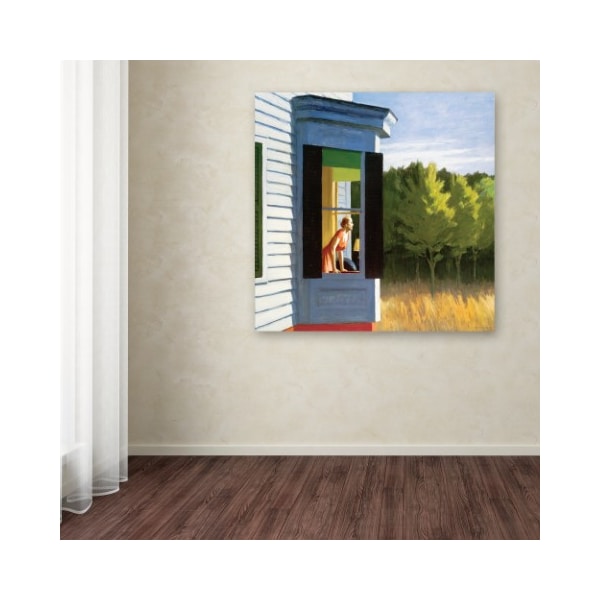 Trademark Fine Art Edward Hopper 'Cape Cod Morning' Canvas Art, 35x35 - ALI10091-C3535GG