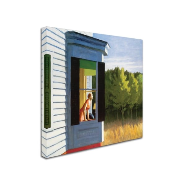 Trademark Fine Art Edward Hopper 'Cape Cod Morning' Canvas Art, 35x35 - ALI10091-C3535GG