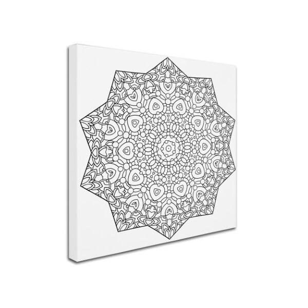Trademark Fine Art Kathy G. Ahrens 'Mixed Coloring Book 24' Canvas Art, 35x35 - ALI3449-C3535GG