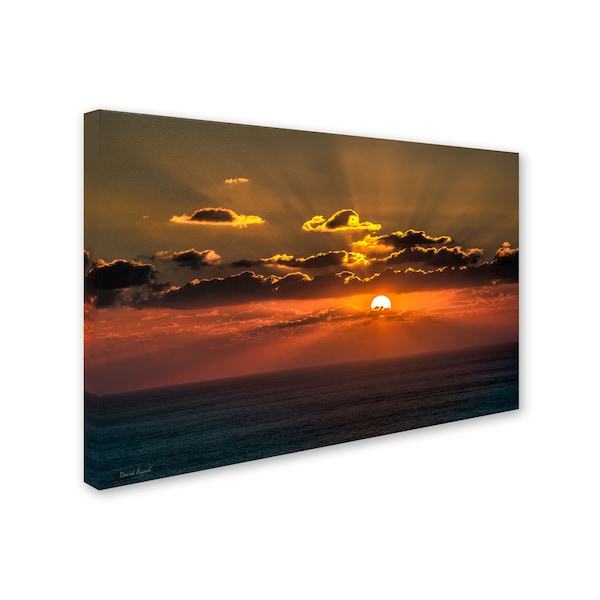 Trademark Fine Art David Ayash 'Mediterranean Sunset' Canvas Art, 16x24 - MA0533-C1624GG