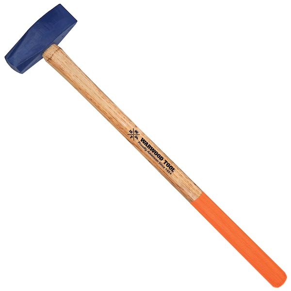 Warwood Tool 16 lb Stone Sledge, 36 Hickory Safety Grip Handle - 13152