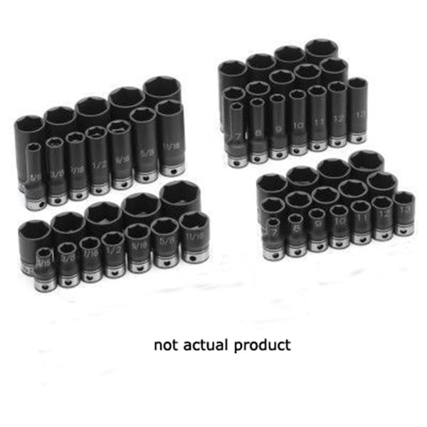 Grey Pneumatic 3/8" Drive x 14mm Deep Duo-Socket - 12 Point - 81114MD