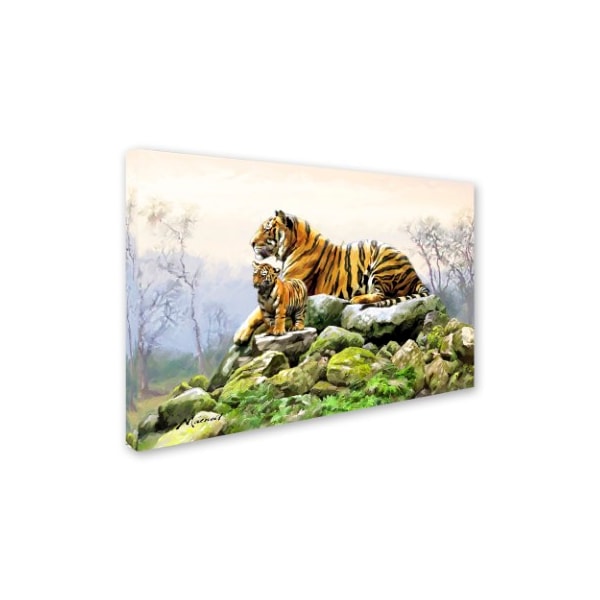 Trademark Fine Art The Macneil Studio 'Tiger' Canvas Art, 12x19 - ALI8958-C1219GG