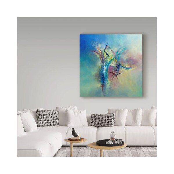 Trademark Fine Art Aleta Pippin 'Focused Intention' Canvas Art, 14x14 - ALI37620-C1414GG