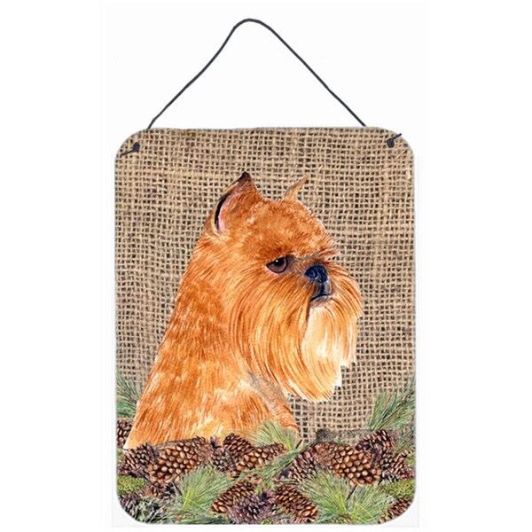 Carolines Treasures Brussels Griffon Aluminium Metal Wall Or Door Hanging Prints - SS4084DS1216