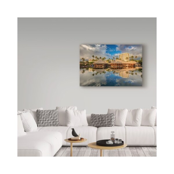 Trademark Fine Art Pierre Leclerc 'Grand Wailea Maui' Canvas Art, 16x24 - PL00376-C1624GG