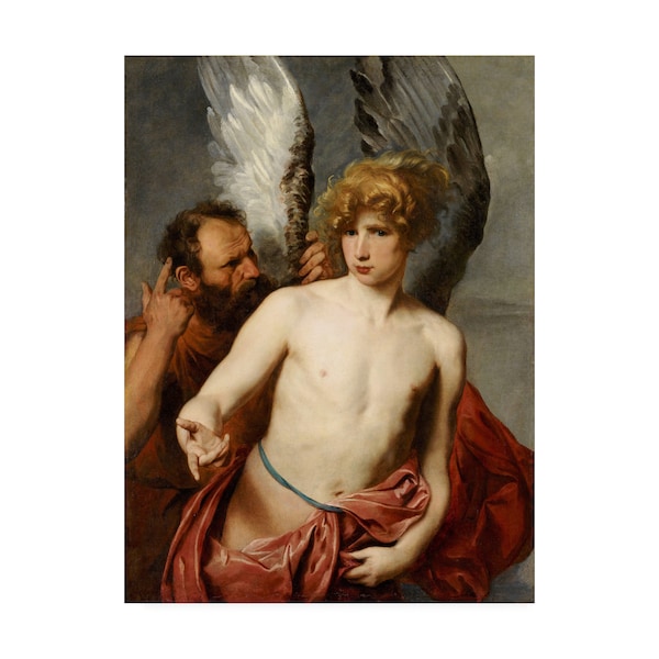 Trademark Fine Art Anthony van Dyck 'Daedalus and Icarus' Canvas Art, 24x32 - AA01649-C2432GG