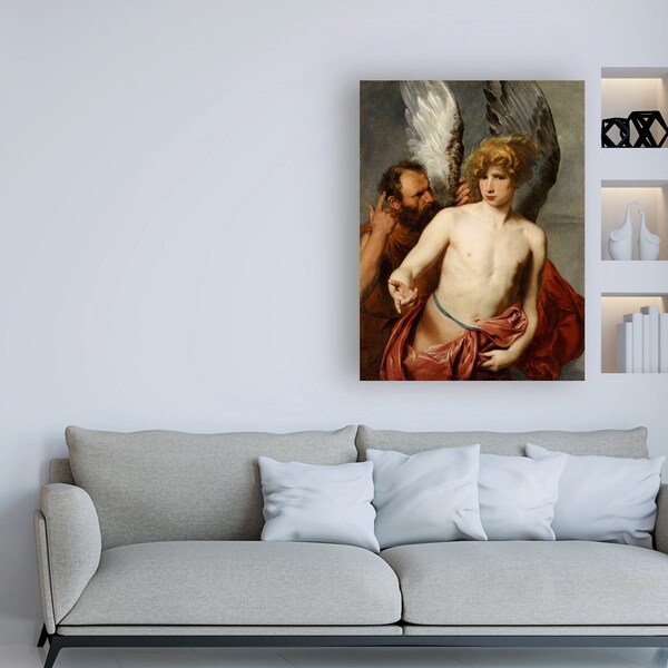 Trademark Fine Art Anthony van Dyck 'Daedalus and Icarus' Canvas Art, 24x32 - AA01649-C2432GG