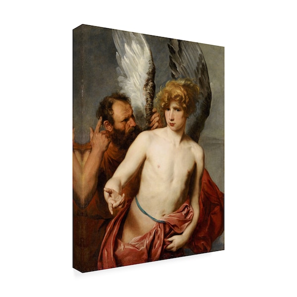 Trademark Fine Art Anthony van Dyck 'Daedalus and Icarus' Canvas Art, 24x32 - AA01649-C2432GG